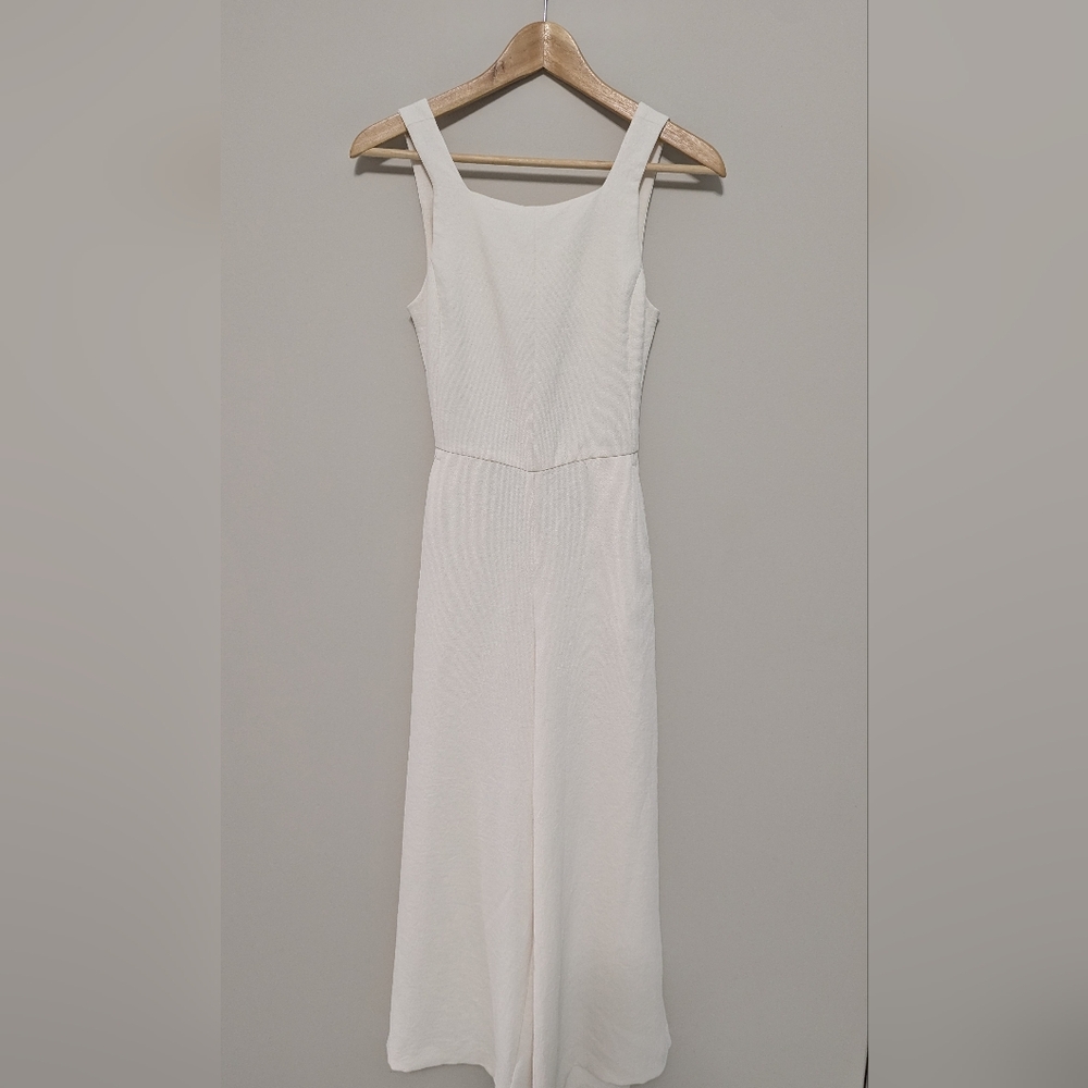 Wilfred Ecoulement Tie Back Jumpsuit Ecru